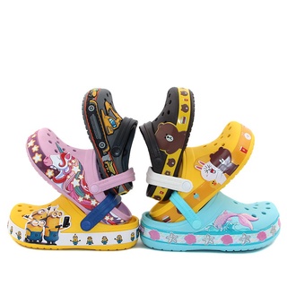 Crocs zapatos de niño 3D de dibujos animados de sirena patrón sandalias zapatilla lindo sto