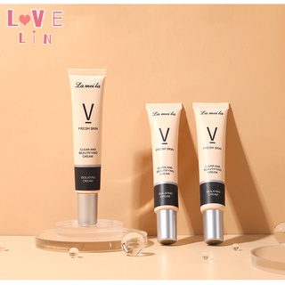 [lovelin] lameila Transparente Crema De Reparación Facial Corrector invisible Poros De Larga Duración Hidratante Maquillaje Imprimación 3056