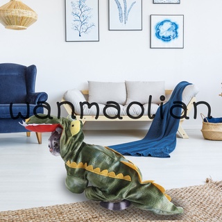 Wanmaolian perro disfraz de cocodrilo diseño fotografía Prop ropa creativa cachorro Cosplay tela para fiesta