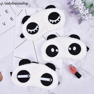 ladyhousehg 1pc lindo panda dormir cara máscara de ojos venda de ojos sombra de viaje cubierta de sueño luz venta caliente