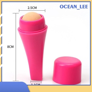 [oceano] Aceite Facial absorbente rodillo/Bola De piedra optimizado masajeador Natural herramienta para el cuidado De la piel De control De aceite eliminar palo reutilizable