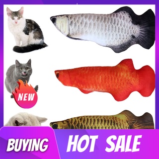 fanrenxi 20cm artificial pez mascota gato relleno catnip masticar rasguños captura juguete