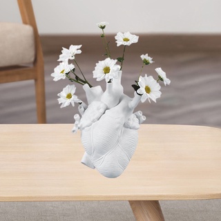 Anatomical Heart Vase Nordic Flower Pot Statue Home Art Crafts Home Decor