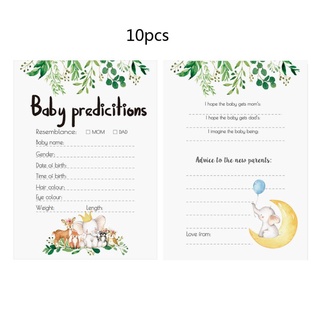 OMG* Baby Predictions and Advice Cards (paquete de 10) - Baby Shower juegos Ideas para niño o niña- suministros de actividades de fiesta