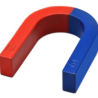 [Kaou] Physics Experiment Pole Teaching Red Blue Painted U Shaped Horseshoe Magnet