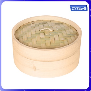 6\\\" cocina de bambú vaporizador cesta cocina para cocinar arroz bola de masa bocadillos (3)