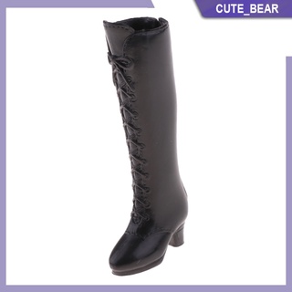 (Cute_Bear) Zapatos negros/zapatos De lluvia Para 12 pulgadas 1/6 Bjd muñeca Msd