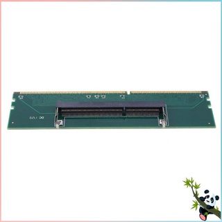 Green DDR3 portátil SO DIMM a escritorio DIMM memoria RAM conector adaptador de tarjeta útil componente de ordenador suministros