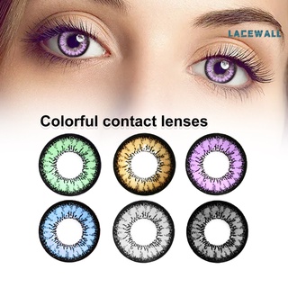 lacewall 1 par de lentes de contacto de ojos inofensivos de buena permeabilidad de oxígeno hema belleza cosméticos lentes de contacto para señoras