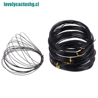 [lovelycactus] alambres Bonsai de aluminio anodizado Bonsai alambre de entrenamiento Total 16.5 pies (negro)