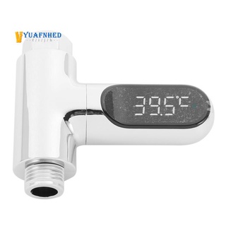 pantalla led hogar agua ducha flujo auto-generador electricidad medidor de temperatura del agua monitor para el cuidado del bebé