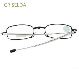criselda cómodo hyperopia gafas gafas plegables gafas de lectura gafas presbiópicas de resina moda masculina gafas de ordenador metal retro con cajas/multicolor