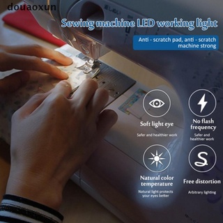 douaoxun led super brillante máquina de coser luz multifuncional flexible lámpara cl
