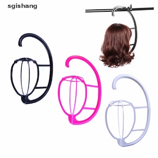 sgsh soporte de peluca colgante de plástico diy sombreros percha por desmontable secador de exhibición titular.
