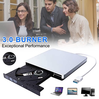 Unidad de DVD externa USB 3.0 portátil óptico CD DVD RW ROM reproductor para Laptop PC