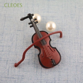Cleoes adornos de plástico para el hogar, violín en miniatura, madera, Mini bricolaje, regalos, manualidades, instrumento de música, decoración