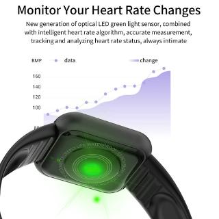 Reloj inteligente y68 impermeable deportivo con monitor de frecuencia cardíaca y68 (4)