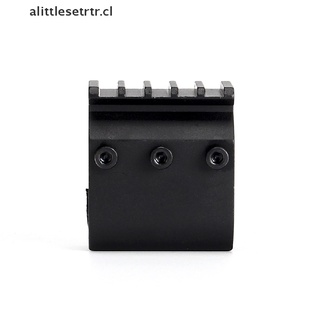 alittlesetrtr: 1 adaptador de riel picatinny de tubo único para accesorios tácticos de montaje en riel de 20 mm [cl]