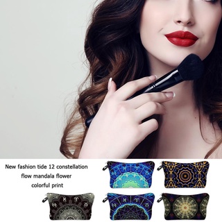 ❀ifashion1❀Fashion Women Makeup Clutch Bags Waterproof 3D Printing Cosmetic Bag Gift