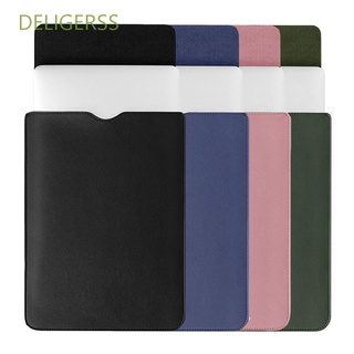 DELIGERSS 13 15 inch Business Laptop Bag Fashion Notebook Cover Sleeve Case Universal PU Leather Shockproof Ultra Thin iPad Pouch/Multicolor
