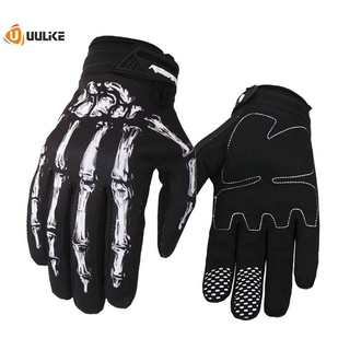 Skull cycling gloves bike motorcycle long finger gloves outdoor sports autumn and winter models ghost claw full finger uulike