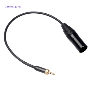 3.5mm enchufe Macho De audio con Rosca interno Para cable De 3pin Xlr Macho cable Adaptador Digital