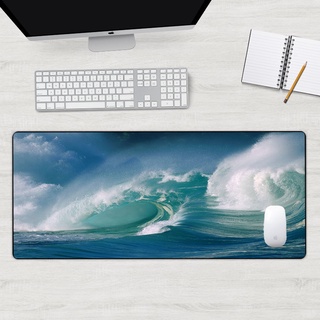 [80x30cm] flash sale great waves mousepad mousepad gaming pad a mouse grande ordenador mouse pad speed keyboard pc mouse