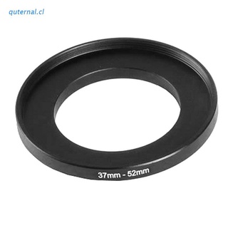 qut 37mm-52mm 37-52 mm 37 a 52 step up lente anillo adaptador filtro metal negro