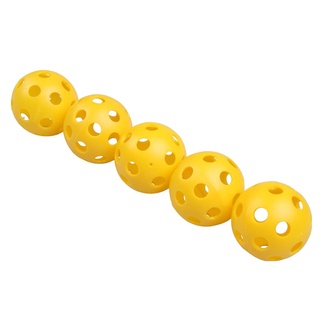 eyour 24 pzs pelotas de plástico con flujo de aire hueco para práctica de golf/deportes (3)