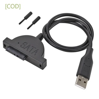 Práctico HDD Cable adaptador USB Cable de disco duro USB a SATA para portátil CD/DVD Durable convertidor SSD HDD unidad de disco duro SATA Easy Drive Cable/Multicolor