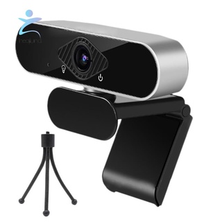1080P HD Webcam with Built-in Microphone with Tripod Autofocus Streaming Media Camera USB Plug and Play