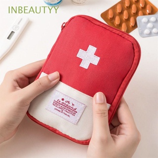 INBEAUTYY Fashion Medicine Bag Household Medicine Pill Storage Bag Medical Emergency Kits Travel Portable Mini Outdoor First Aid Kit/Multicolor