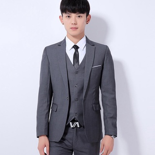 Traje de hombre traje de hombre traje de hombre delgado coreano traje de trabajo traje de trabajo ropa de graduación (1)