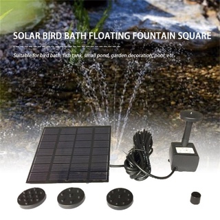 panel solar bomba de agua kit fuente piscina jardín estanque riego sumergible