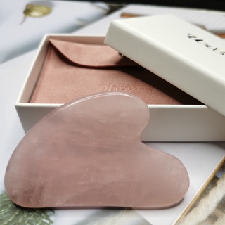 Jade Gua Sha herramienta de masaje de grado A rosa cuarzo piedra Guasha masajeador para cara cuerpo SPA antiarrugas cuidado de la piel herramientas de belleza