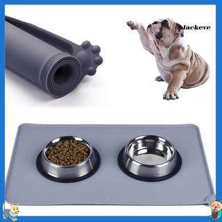 Be-Dog cachorro gato alfombrilla de alimentación almohadilla de silicona plato tazón alimentos agua limpia mascota mantel individual (1)
