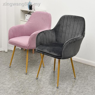 Cubierta de la silla elástica taburete cubierta engrosada invierno maquillaje silla universal comedor hogar curvado cojín integrado