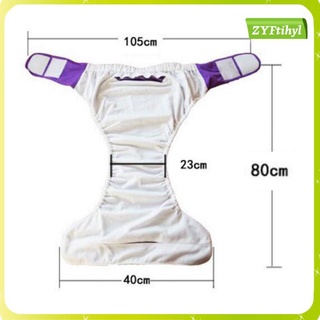 Adult Diaper Reusable Incontinence Briefs for Women Or Men, (5)