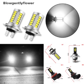 blowgentlyflower 6000k blanco h4 h7 h8 h11 9005 9006 csp led faro de coche bombillas de luz antiniebla bgf