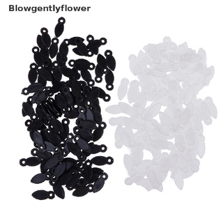 blowgentlyflower 100pcs lucia crafts negro/blanco marco de fotos ganchos diy giratorio melón rebanada bgf