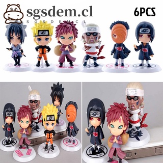 Figura clásica 6 unids/Set Naruto PVC figura de acción juguetes completo modelo regalos