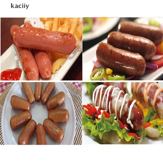 kaciiy - carcasa de tubo de salchicha comestible de 50 mm para fabricante de salchichas cl (6)