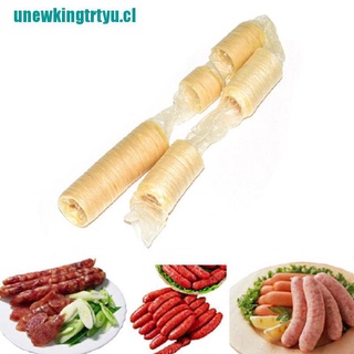 GTRYU 14m Collagen Sausage Casing Skins 22mm Long Small Breakfast Sausages Tools