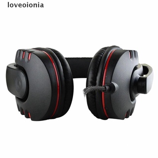 [loveoionia] auriculares estéreo surround 3,5 mm micrófono con cable para ps4 xbox one portátil dfgf