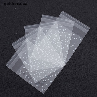 [goldensqua] 100pcs/set Gift Biscuits bag Packaging Bread Baking candy Cookies Package bag .