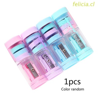 felicia Candy Color Pencil Sharpener With Erasers Kawaii Pencil Sharpener For Girls Gifts School Supplies