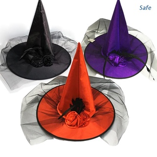 accesorio de disfraz seguro adulto halloween bruja fiesta cosplay grande púrpura bruja sombrero