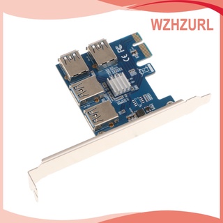 Adaptador wzzurl Hub Pci y 4 puertos tarjeta Pci Usb/control De red interior