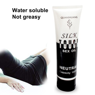 bansubu 100ml/bottle body lubricante agua-solble universal de larga duración seda touch aceite sexual para noche de boda (3)