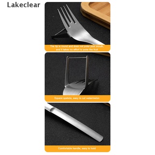 [Lake] creativo tenedor de sandía tenedor de sandía tenedor de sandía para cortar frutas vajilla.